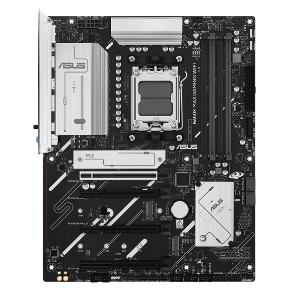 Материнская плата ASUS B650E MAX GAMING WIFI, AM5, B650, 4*DDR5, 4*SATA, 3*M.2, 5*USB 3.2, 2*USB 2.0, Type-C, 5*PCIx16, DP+HDMI, ATX; 90MB1LD0-M0EAY0