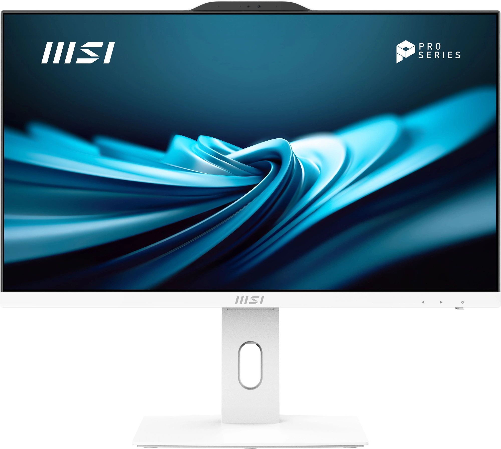 Моноблок MSI Pro AP242P 14M-807XRU 23.8" Full HD i7 14700 (2.1) 32Gb SSD512Gb UHDG 770 без ОС GbitEth WiFi BT 120W клавиатура мышь Cam белый 1920x1080