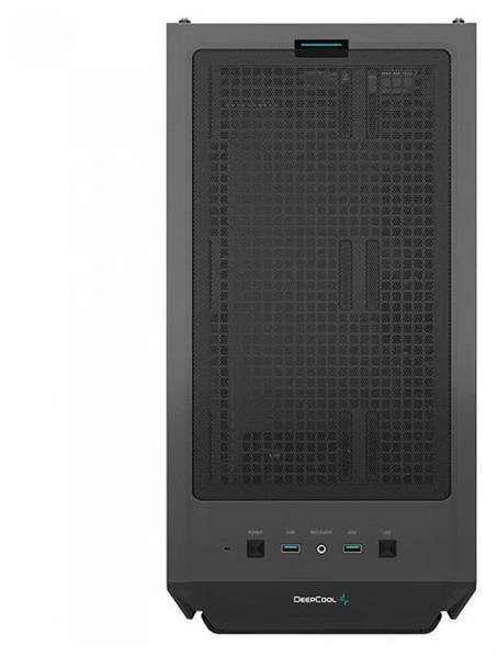 Корпус Deepcool CG540 без БП, боковое окно (закаленное стекло), 3xARGB LED 120мм вентилятора спереди и 1x140мм вентилятор сзади, черный, ATX