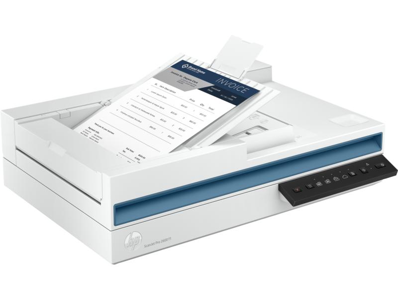 Сканер HP ScanJet Pro 2600 f1 (CIS, A4, 1200dpi, 24 bit, USB 2.0, ADF 60 sheets, Duplex, 25 ppm/50 ipm, replace SJ 2500 (L2747A))