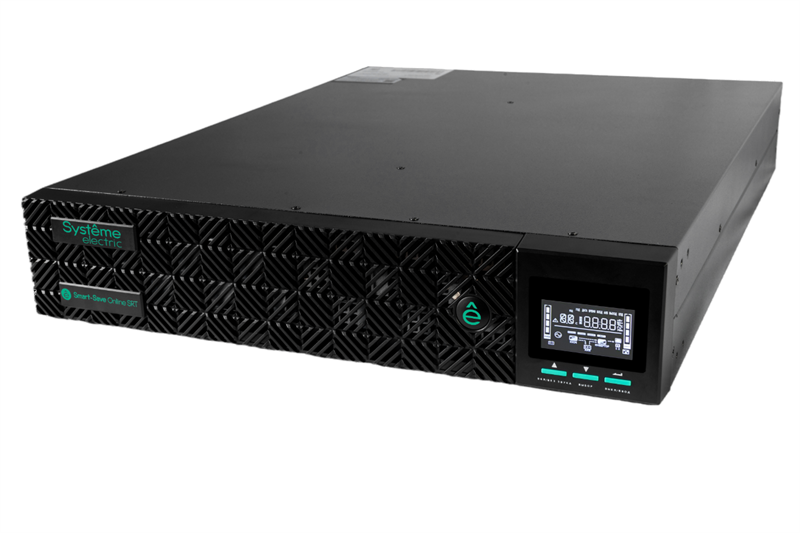Источник бесперебойного питания Systeme Electric Smart-Save Online SRT, 1500VA/1500W, On-Line, Extended-run, Rack 2U(Tower convertible), LCD, Out: 8xC13, 1xC19, SNMP Intelligent Slot, USB, RS-232, Dry contact Источник бесперебойного питания Systeme Electric Smart-Save Online SRT, 1500VA/1500W, On-Line, Extended-run, Rack 2U(Tower convertible), LCD, Out: 8xC13, 1xC19, SNMP Intelligent Slot, USB, RS-232, Dry contact