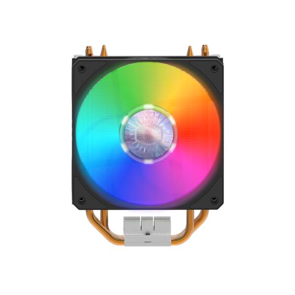 Кулер для процессора Cooler Master Hyper 212 Spectrum V2 (150W, 4-pin, 157mm, tower, Al/Cu, RGB, fans: 1x120mm/62CFM/27dBA/1800rpm, 1700/1200/115x/AM4)