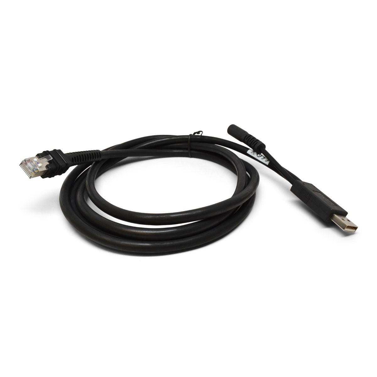 Кабель интерфейсный Zebra ASSY: Cable - Shielded USB: Series A Connector, 7ft. (2.1m), Straight, Supports 12V Power Supply