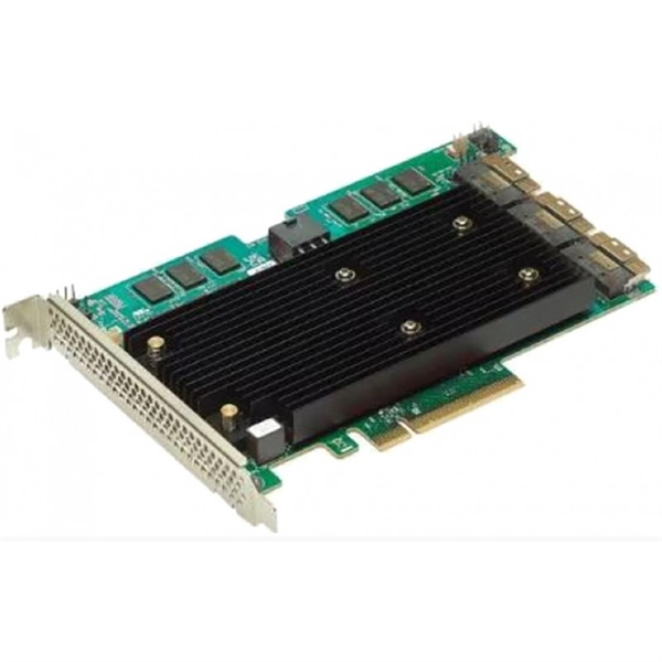 Контроллер Broadcom RAID Controller 9670-24i, PCIe 4.0 x8 LP, Tri-Mode SAS/SATA/NVMe, RAID 0,1,5,6,10,50,60, 24port(3*int SFF8654), 8GB Cache, SAS4124, RTL