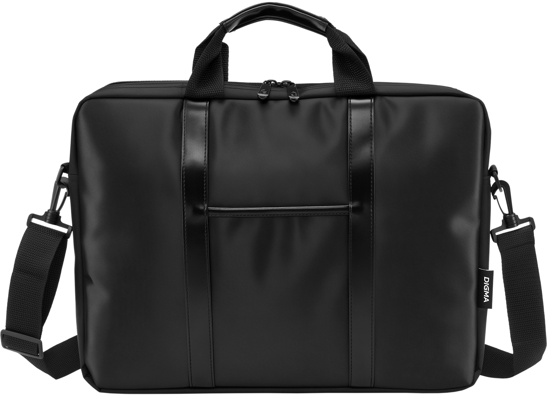 Сумка для ноутбука 15.6" Digma R-110 черный полиэстер (R110BK) Сумка для ноутбука 15.6" Digma R-110 черный полиэстер (R110BK)