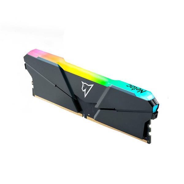 Оперативная память Netac Shadow RGB 32GB (16GB x 2) DDR4-3200 (PC4-25600) C16 Grey 16-20-20-40 1.35V XMP Dual DIMM Kit