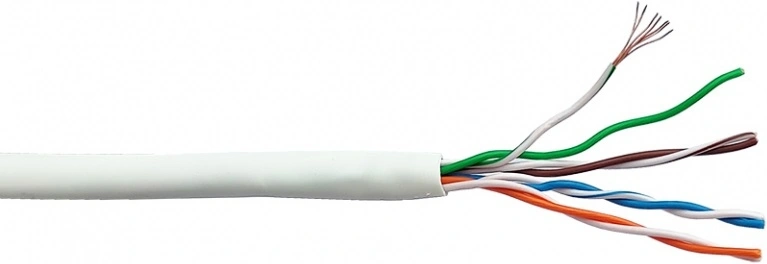 Кабель информационный Lanmaster LAN-5EFTP-PT-LSZH-WH кат.5E FTP 4 пары 26AWG LSZH внутренний 305м белый Кабель информационный Lanmaster LAN-5EFTP-PT-LSZH-WH кат.5E FTP 4 пары 26AWG LSZH внутренний 305м белый