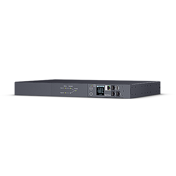 Панель питания распределительная CyberPower ATS CyberPower (PDU20SWHVIEC10ATNET) 1U type, 16Amp,SNMP, plug IEC 320 C20, (8) IEC 320 C13 (2) IEC 320 C19