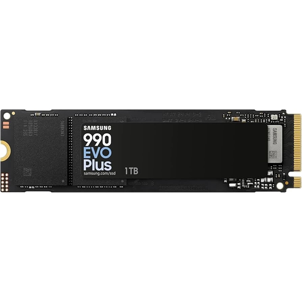 Твердотельный накопитель SSD M.2 (PCI-E NVMe 2.0 Gen 4.0 x4) 1Tb Samsung 990 EVO plus (R7250/W6300MB/s) 1year Твердотельный накопитель SSD M.2 (PCI-E NVMe 2.0 Gen 4.0 x4) 1Tb Samsung 990 EVO plus (R7250/W6300MB/s) 1year