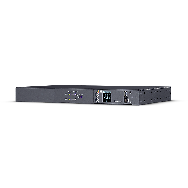 Панель питания распределительная ATS CyberPower PDU24005 Metered, 1U type, 16Amp, plug IEC 320 C20, (8) IEC 320 C13 (2) IEC 320 C19