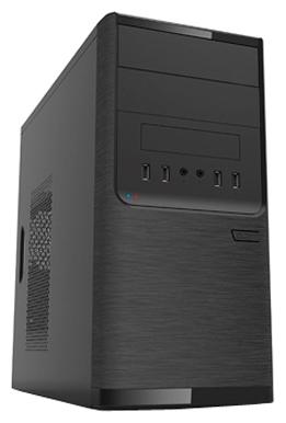 Корпус MiniTower Powerman ES701 Black PM-450ATX  U2*2+U3*2+A(HD) mATX