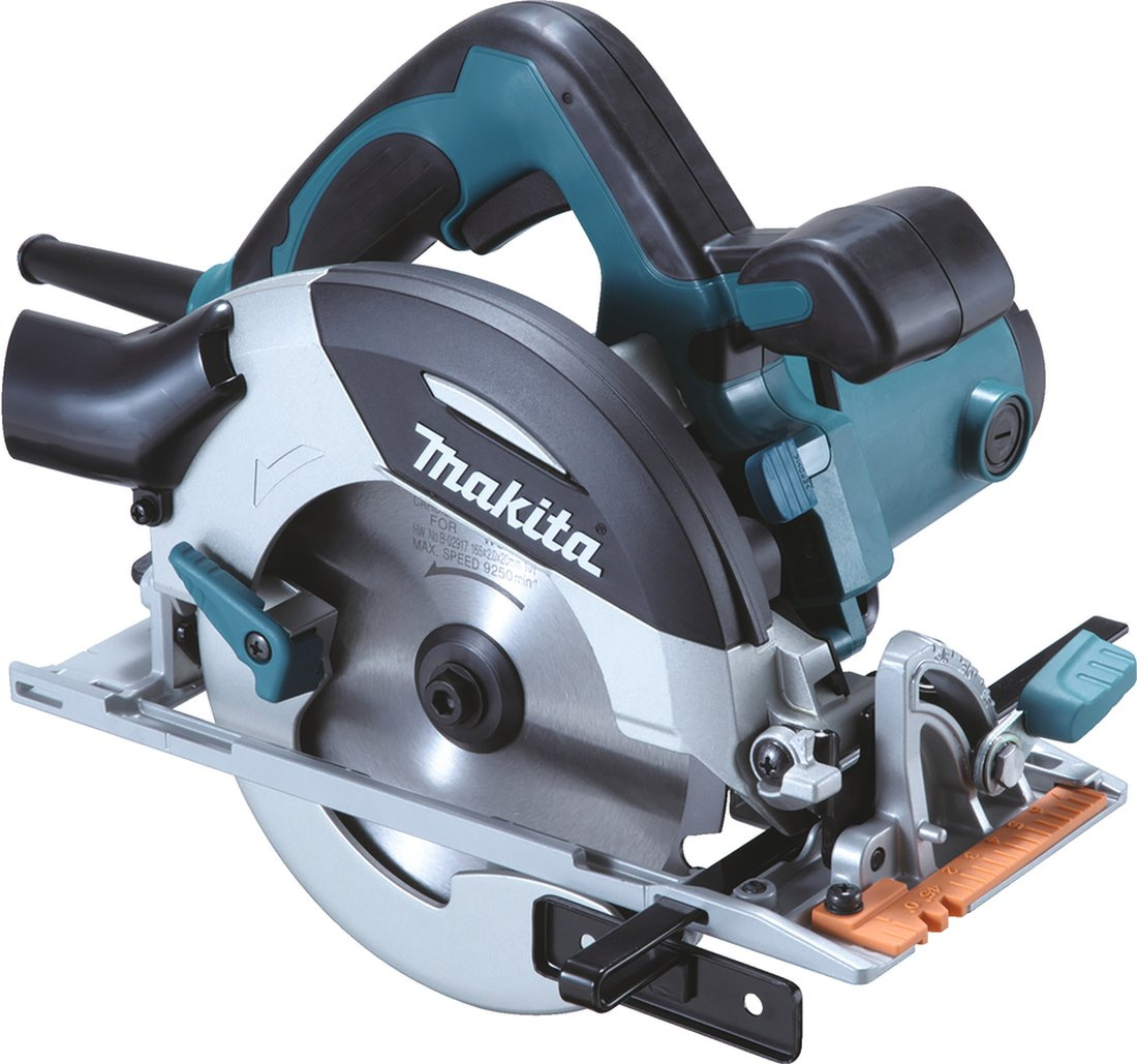 Циркулярная пила (дисковая) Makita HS6100 1100Вт (ручная) D диска.:165мм Циркулярная пила (дисковая) Makita HS6100 1100Вт (ручная) D диска.:165мм