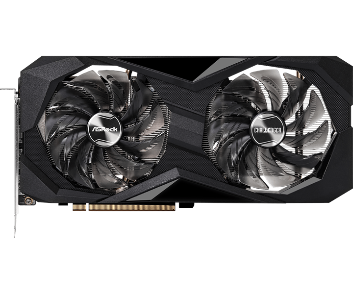 Видеокарта ASRock Radeon RX 7600 Challenger 8G OC//RX 7600, HDMI, DP*3, 8G, D6