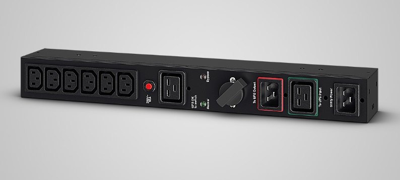 Байпас CyberPower Bypass MBP20HVIEC6 1kVA – 3kVA; 1U; IEC C13 x 6; IEC C19 x 1; (WхHхD) 433 x 51 x 76; 1,3kg