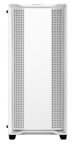 Корпус Deepcool CC560 WH без БП, боковое окно (закаленное стекло), 3x120мм LED вентилятор спереди и 1x120мм LED вентилятор сзади, белый, ATX
