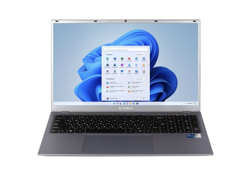 Ноутбук IRBIS SmartBook 17NBP4504 17.3" FHD (1920x1080)IPS,Core i5-1235U,16Gb DDR4-3200(2),1Tb SSD,Wi-Fi 6+BT 5,5800mAh,FP,TPM 2.0,2.2kg,Grey,1y,no OS
