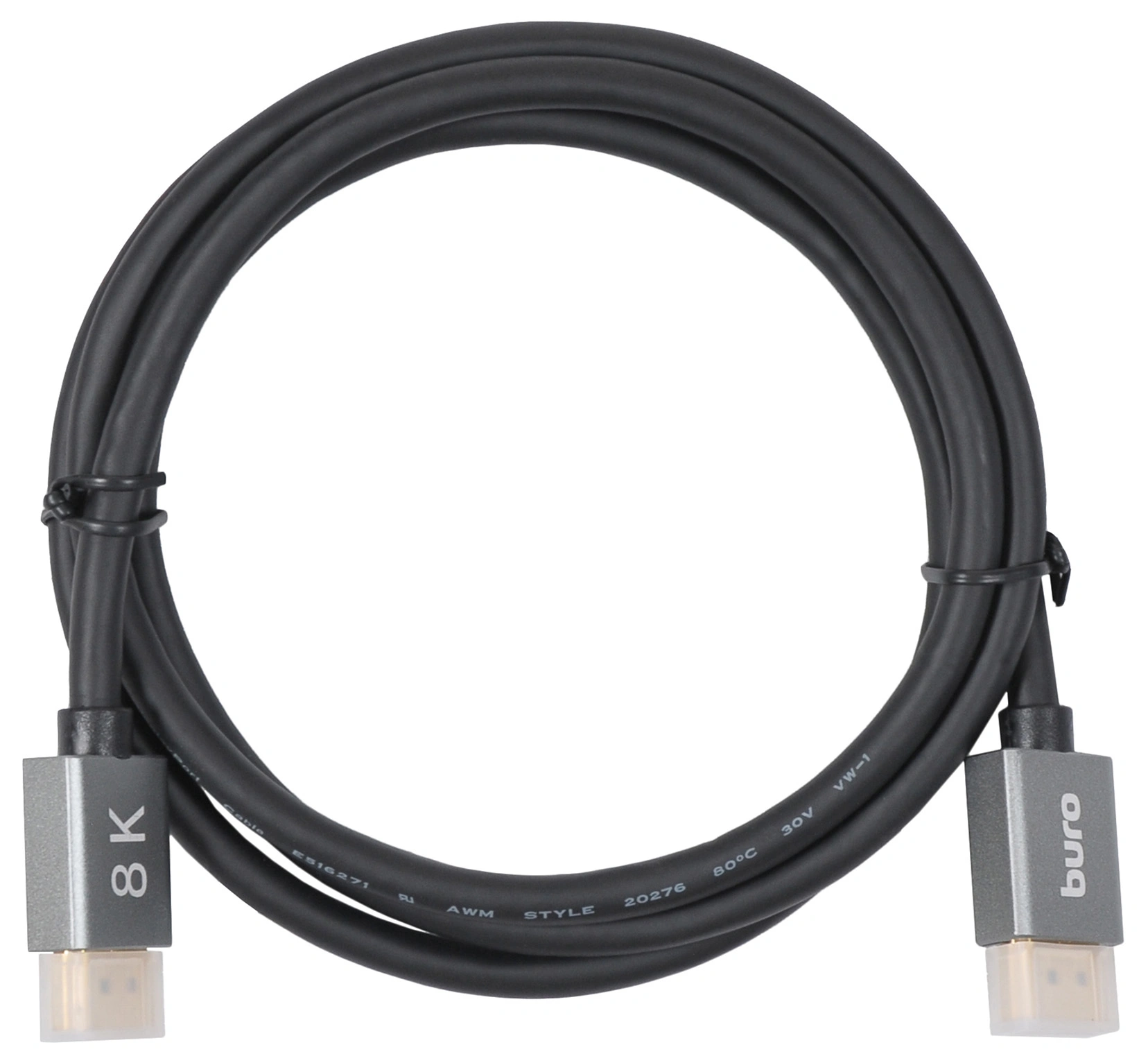 Кабель аудио-видео Buro V1.4 DisplayPort (m)/DisplayPort (m) 1.5м. позолоч.конт. черный (BHP-DPP-1.4-1.5G)