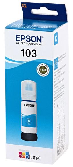  Контейнер с чернилами Epson 103 EcoTank голубой для L3256/L5290/L14150