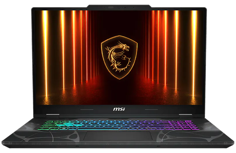 ноутбук MSI Cyborg A17 AI B2HWFKG AMD Ryzen 7 260 17.3" FHD (1920*1080),144Hz DDR5 16GB (8GB*2),1TB SSD,NV RTX 5060 (8GB GDDR7),55.2Whr,2,5kg,Dos,1y,Translucent Black