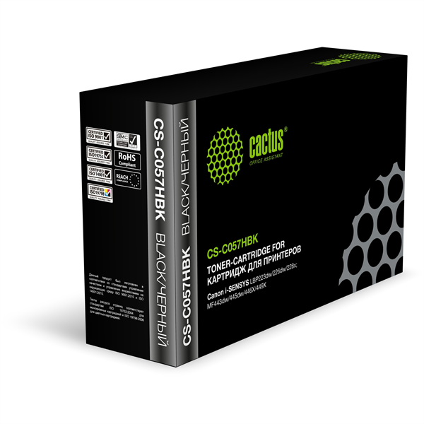 Картридж лазерный Cactus CS-C057HBK 057 H черный (10000стр.) для Canon LBP228x/LBP226dw/LBP223dw/MF449x/MF446x/MF445dw Картридж лазерный Cactus CS-C057HBK 057 H черный (10000стр.) для Canon LBP228x/LBP226dw/LBP223dw/MF449x/MF446x/MF445dw