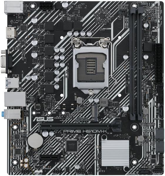 Материнская плата GIGABYTE H510M K, LGA1700, H510, 2*DDR4, HDMI,  4 SATA 6 Гб/с, M2, Audio, Gb LAN, USB 3.2, USB 2.0, Type-C, COM*1 header, mATX