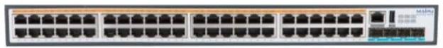 Коммутатор Maipu S3230-54TXP-AC (48*100/1000M, 4*10G SFP+, 1*Extension Slot, 760W PoE&PoE+, 1*AC Power)