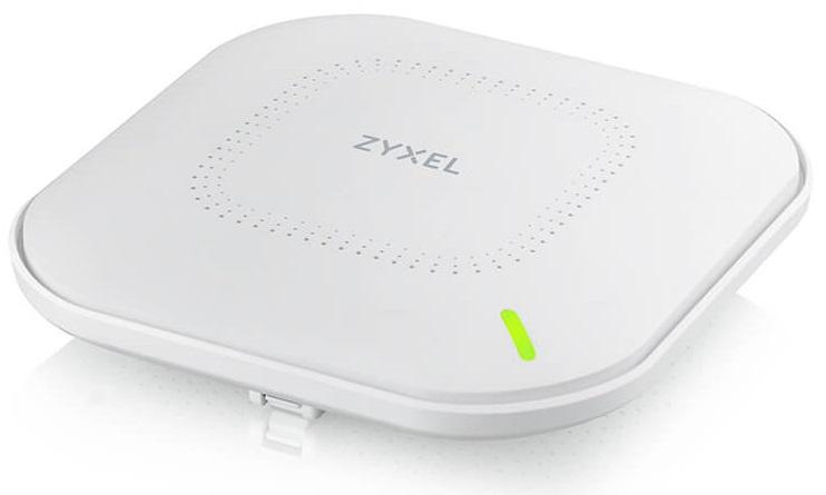 Гибридная точка доступа Zyxel NebulaFlex NWA110AX, WiFi 6, 802.11a/b/g/n/ac/ax (2,4 и 5 ГГц), MU-MIMO, антенны 2x2, до 575+1200 Мбит/с, 1xLAN GE, PoE, защита от 4G/5G, БП в комплекте