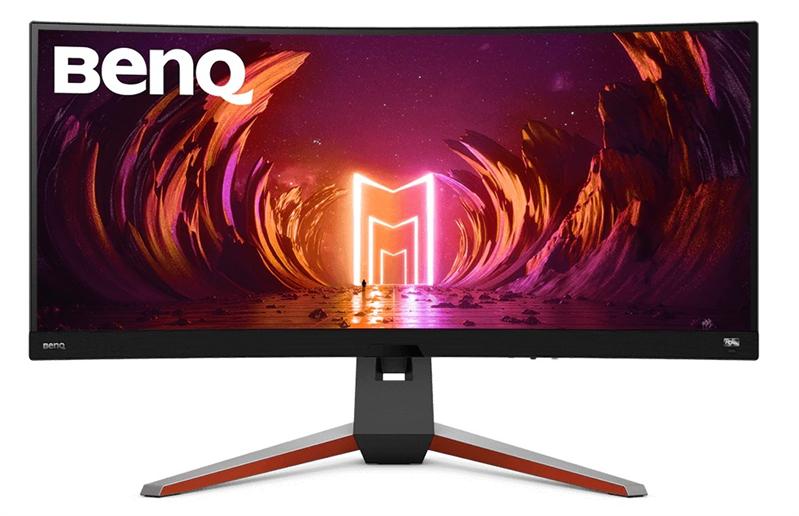 Монитор BENQ 34" EX3415R MOBIUZ Curvature 1900R IPS LED 3440x1440@144Hz 1(2)ms 21:9 400cd/m2 1000:1 178/178 2*HDMI DP 2*USB 3.0 USB -B Speaker 2W*2 HAS Swivel Tilt Flicker-free  Metallic Grey