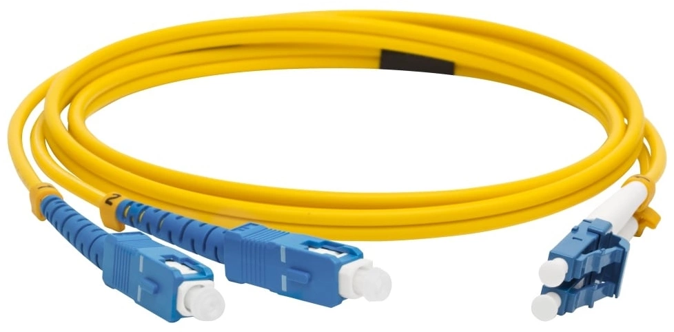 Патч-корд Lanmaster LAN-2LC-2SC/SU-2.0 2x9/125 OS1/OS2 LC дуплекс-SC дуплекс 2м LSZH желтый Патч-корд Lanmaster LAN-2LC-2SC/SU-2.0 2x9/125 OS1/OS2 LC дуплекс-SC дуплекс 2м LSZH желтый