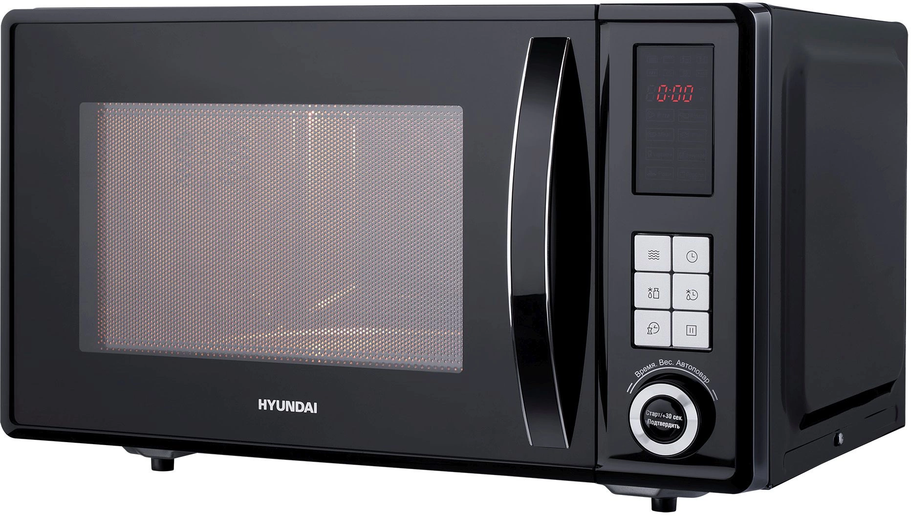Микроволновая печь Hyundai HYM-D3010, 800Вт, 23л, черный Микроволновая печь Hyundai HYM-D3010, 800Вт, 23л, черный