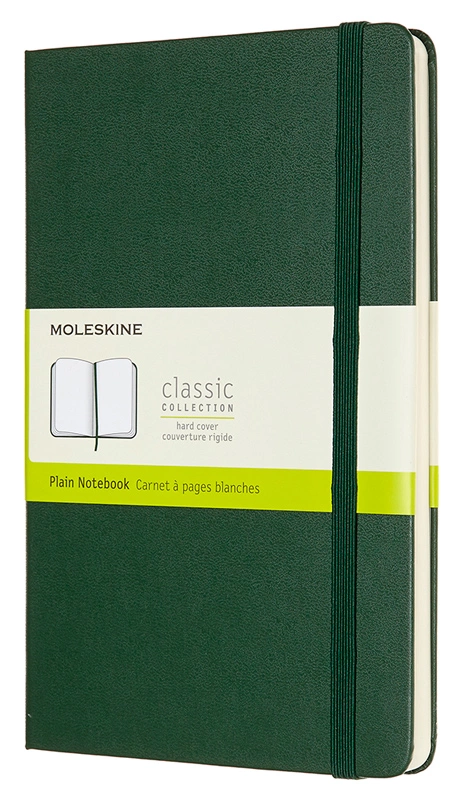 Блокнот Moleskine CLASSIC QP062K15 Large 130х210мм 240стр. нелинованный твердая обложка зеленый Блокнот Moleskine CLASSIC QP062K15 Large 130х210мм 240стр. нелинованный твердая обложка зеленый