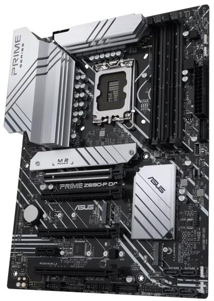 Материнская плата ASUS PRIME Z690-P D4-CSM, LGA1700, Z690, 4*DDR4, HDMI+DP, CrossFireX, SATA3 + RAID, Audio, Gb LAN, USB 3.2*8, USB 2.0*6, COM*1 header (w/o cable), ATX ; 90MB18P0-M0EAYC