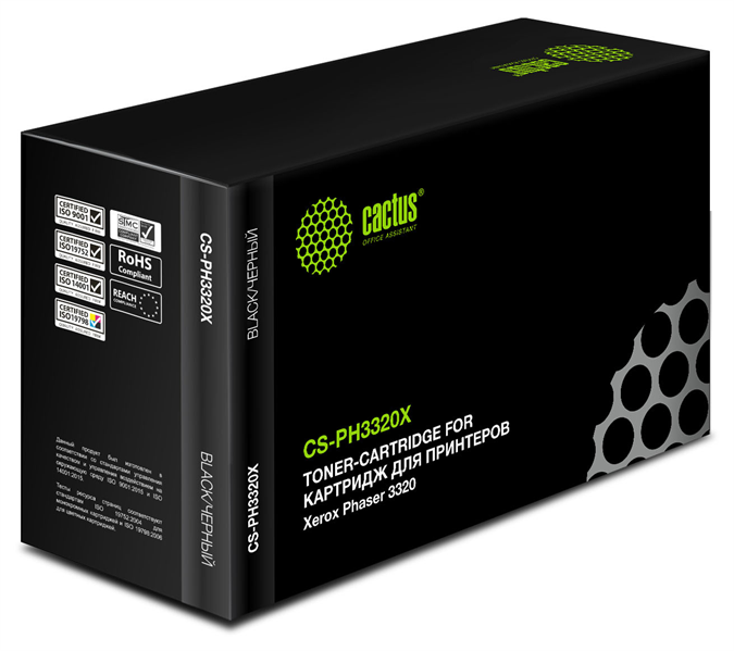 Картридж лазерный Cactus CS-PH3320X 106R02306 черный (11000стр.) для Xerox Phaser 3320 Картридж лазерный Cactus CS-PH3320X 106R02306 черный (11000стр.) для Xerox Phaser 3320