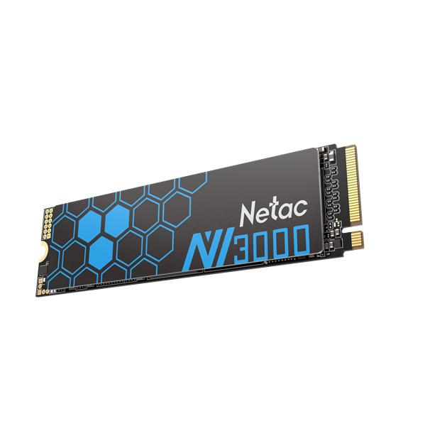 Ssd накопитель Netac SSD NV3000 2TB PCIe 3 x4 M.2 2280 NVMe 3D NAND, R/W up to 3300/2900MB/s, TBW 1200TB, with heat sink, 5y wty