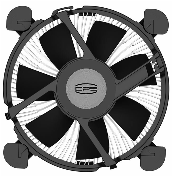 Кулер для процессора PCCooler R94-V2, 94mm FAN, AL, 4-PIN PWM, 900-2400 RPM, 27.3DBA, HYDRO BEARING, LGA 1851/1700