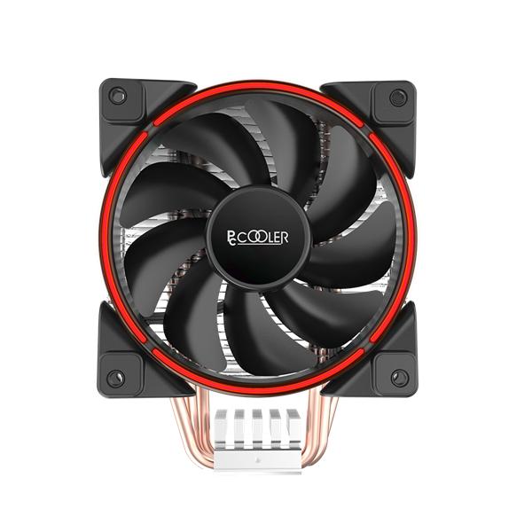 Кулер для процессора PCCooler GI-X3B V2 S775/115X/20XX/AM2/AM3/AM4 (24 шт/кор, TDP 125W, вентилятор 120мм с PWM, 3 тепловые трубки 6мм, синяя LED подсветка, 1000-1800RPM, 26.5dBa)