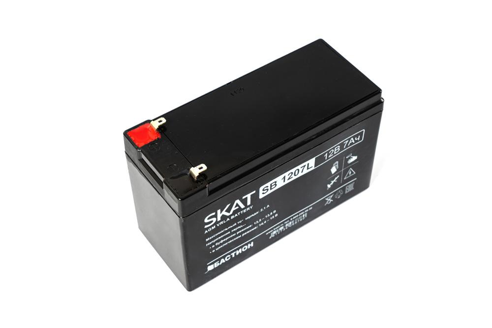  (2534) Бастион SKAT SB 1207L АКБ СК 12В/7 Ач/F1/Срок службы — 6 лет