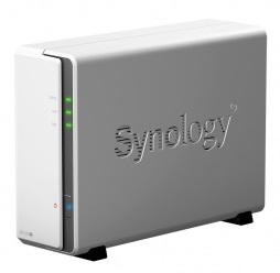 Система хранения данных Synology DS120j DC 800MhzCPU/512Mb/upto 1HDDs/SATA(3,5'')/2xUSB2.0/1GigEth/iSCSI/2xIPcam(upto 5)/1xPS/1YW repl DS119J