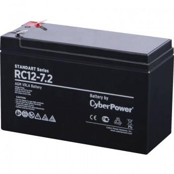  Аккумуляторная батарея CyberPower RC 12-7.2 / 12 В 7,2 Ач