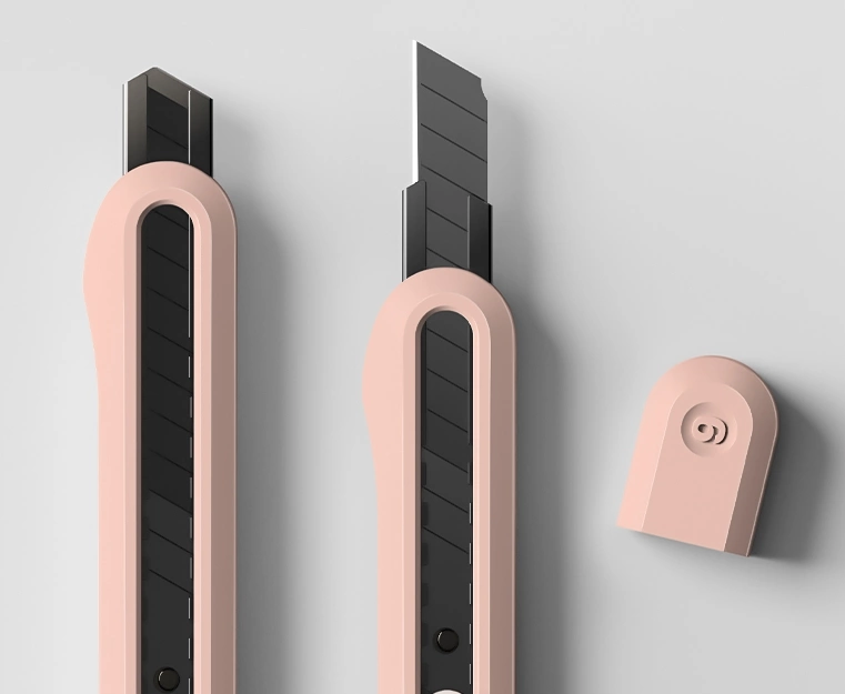 Нож канцелярский Deli NS063-SA-PINK Nusign шир.лез.9мм выдвижное лезвие фиксатор усиленный сталь розовый Нож канцелярский Deli NS063-SA-PINK Nusign шир.лез.9мм выдвижное лезвие фиксатор усиленный сталь розовый