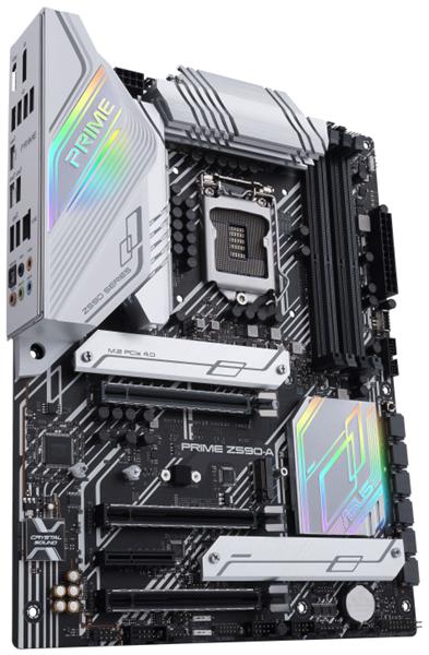 Материнская плата ASUS PRIME Z590-A, LGA1200, Z590, 4*DDR4, HDMI+DP, CrossFireX, SATA3 + RAID, Audio, Gb LAN, USB 3.2*8, USB 2.0*6, COM*1 header (w/o cable), ATX ; 90MB16D0-M0EAY0