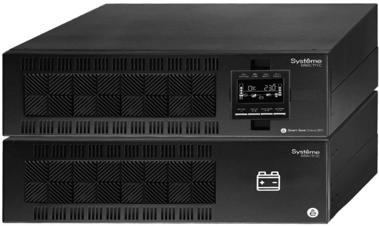 Источник бесперебойного питания Systeme Electriс Smart-Save Online SRV, 10000VA/9000W, On-Line, Extended-run, Rack 6U(Tower convertible), LCD, Out: Hardwire, SNMP Intelligent Slot, USB, RS-232