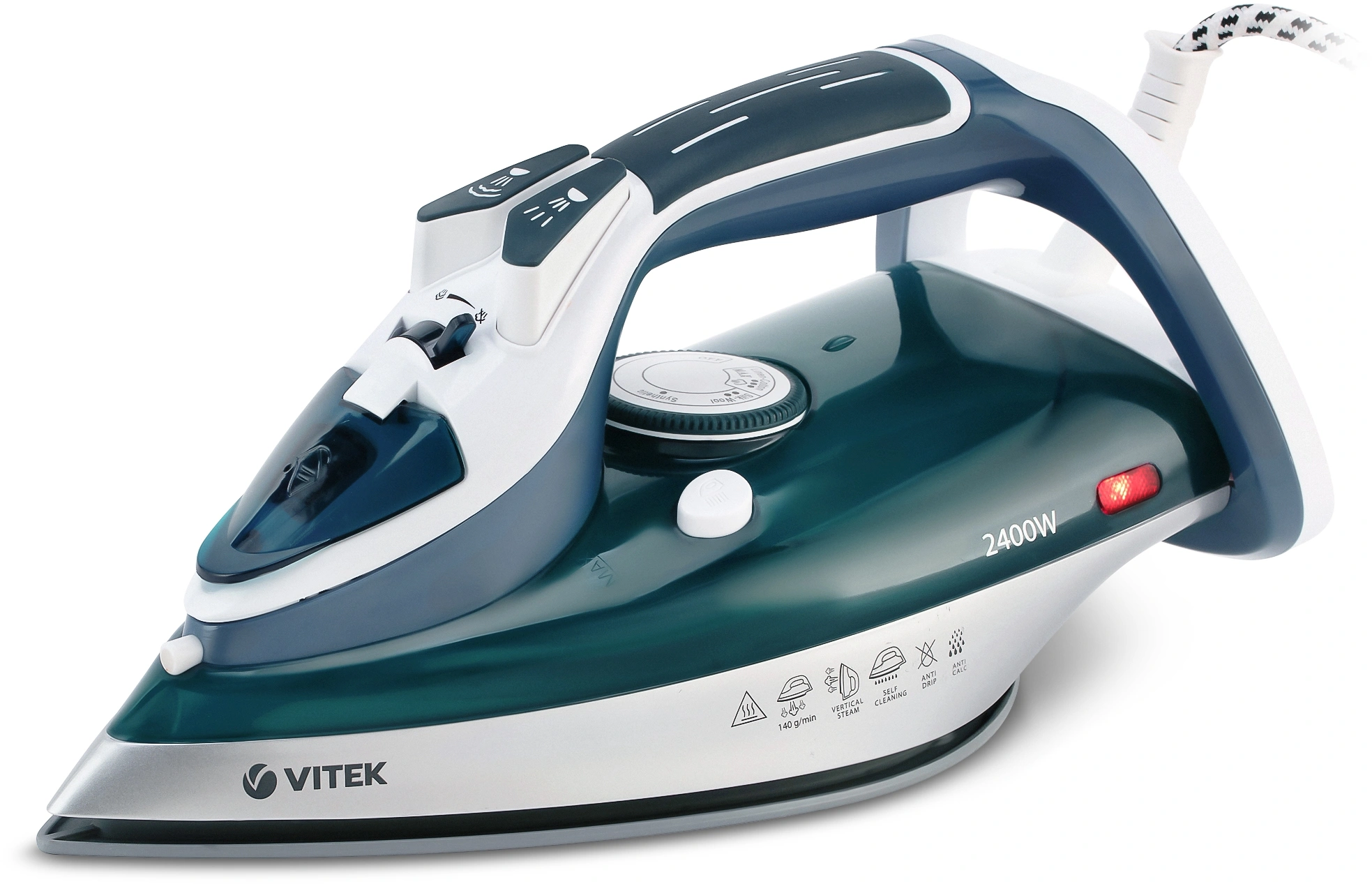 Утюг/ Утюг Vitek VT-8306 2400Вт белый/зеленый