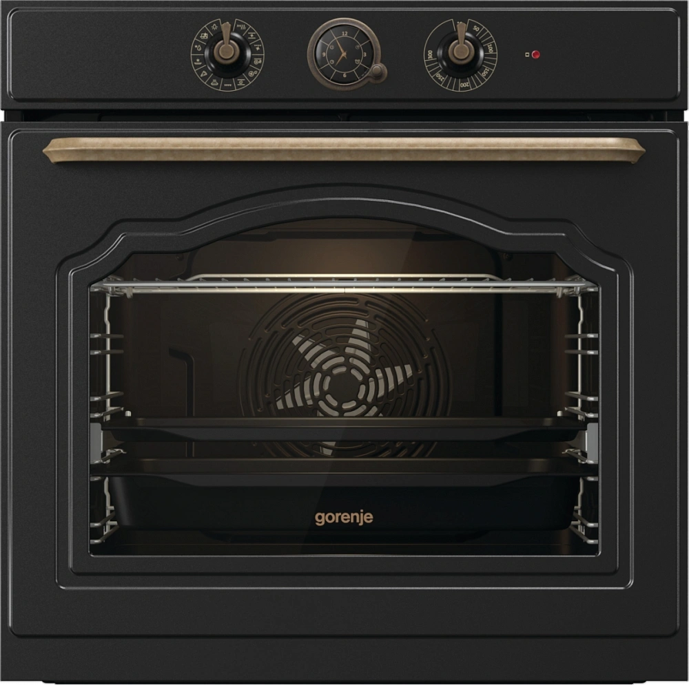 Духовой шкаф Gorenje/ Духовой шкаф Gorenje BOS67372CLB , Classico, полезный объем 77 л, механическое управление, 3 съемных стекла + термослой, динамическая система охлаждения, плавное открывание дверцы, максимальная темп Духовой шкаф Gorenje/ Духовой шкаф Gorenje BOS67372CLB , Classico, полезный объем 77 л, механическое управление, 3 съемных стекла + термослой, динамическая система охлаждения, плавное открывание дверцы, максимальная темп