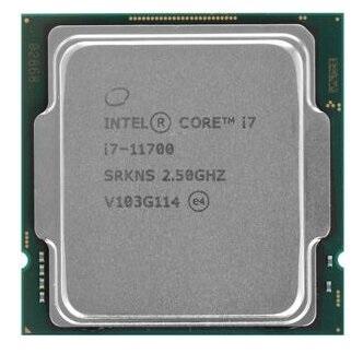 Процессор CPU Intel Core i7-11700 (2.5GHz/16MB/8 cores) LGA1200 OEM, UHD Graphics 750 350MHz, TDP 65W, max 128Gb DDR4-3200, CM8070804491214SRKNS, 1 year