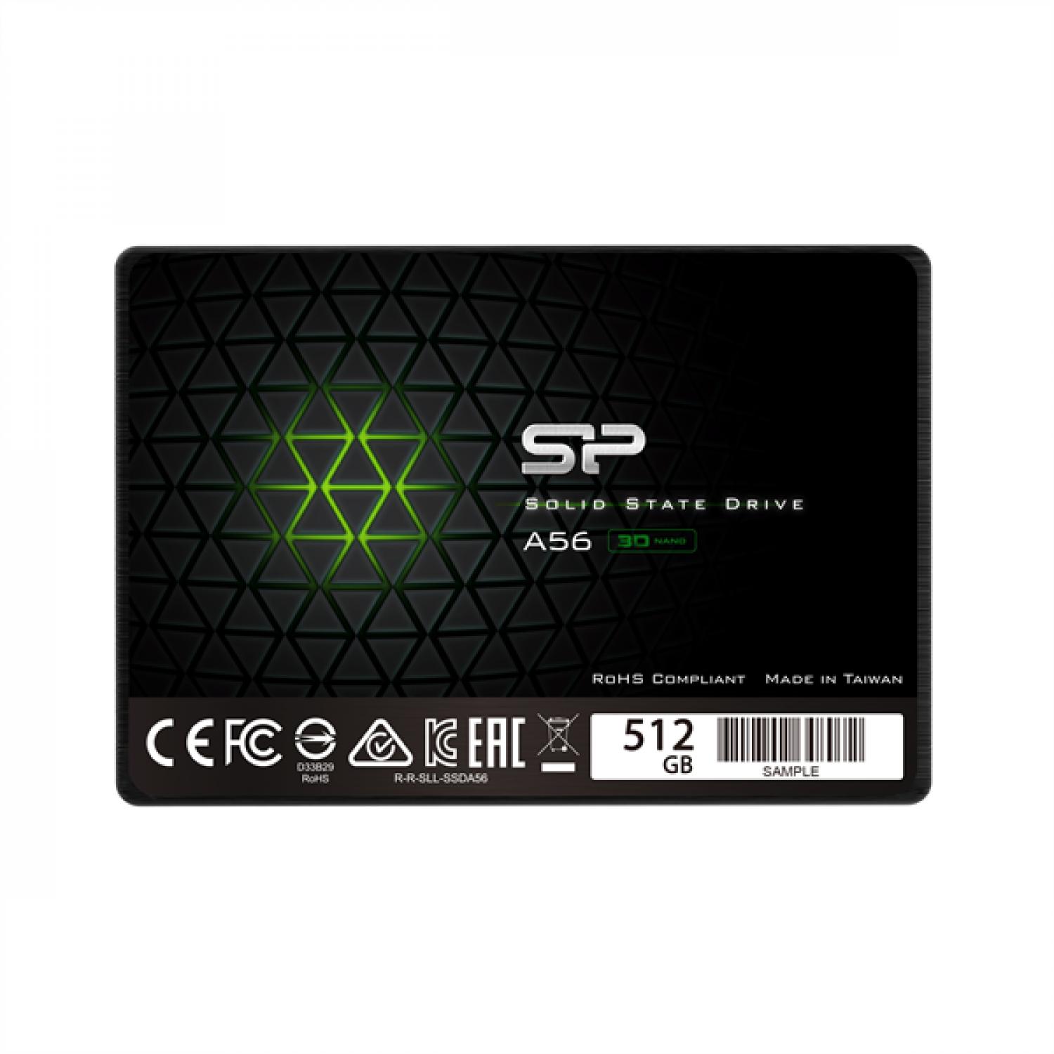 Твердотельный накопитель Solid State Disk Silicon Power Ace A56 512Gb SATA-III 2,5”/7мм SP512GBSS3A56A25