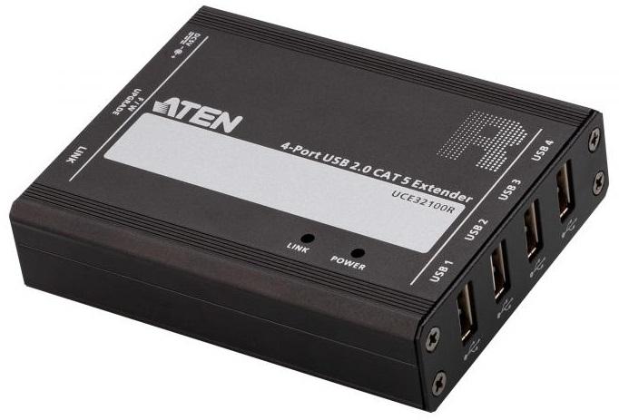 Удлинитель ATEN 4-Port USB 2.0 CAT 5 Extender (up to100m)