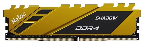 Оперативная память Netac Shadow 16GB DDR4-3200 (PC4-25600) C16 16-20-20-40 1.35V XMP Memory module (DIMM) Yellow Оперативная память Netac Shadow 16GB DDR4-3200 (PC4-25600) C16 16-20-20-40 1.35V XMP Memory module (DIMM) Yellow