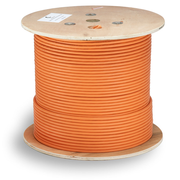 Кабель Cabeus FTP-4P-Cat.6-SOLID-LSZH Кабель витая пара экранированная FTP (F/UTP), категория 6, 4 пары (23 AWG), одножильный, LSZH, нг(А)-HF, (305 м)