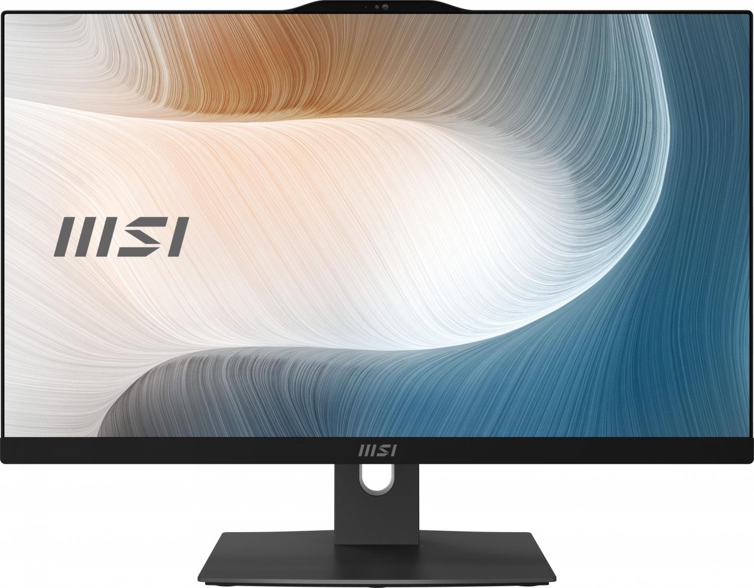 Моноблок MSI Pro Modern AM242P 12M AiO 23,8" FHD (1920x1080)IPS AG Non-touch, Core i5-1240P (1.7GHz), 16Gb DDR4(2x8Gb), 512GB SSD M.2, Intel UHD, WiFi, BT, camera, WirelessKB&mouse Eng/Rus, Win11Pro Rus,1y